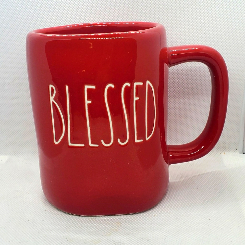 BLESSED Red Ceramic Ray Dunn Mug